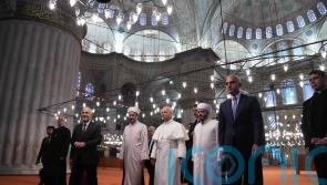 Pope visits famous Blue Mosque ahead of meeting Turkey’s religious leaders