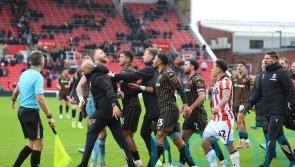 Mark Robins expects Stoke to be fined for their part in mass brawl against Hull