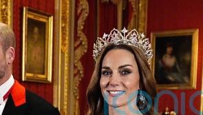 Kate sparkles in tiara designed by German-born Prince Albert for state banquet