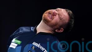 Cameron Menzies punches table in frustration after defeat to Charlie Manby