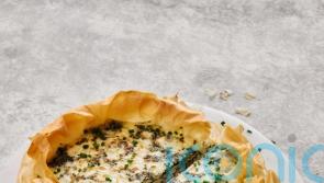 Emily English&rsquo;s salmon and spinach filo cottage cheese quiche