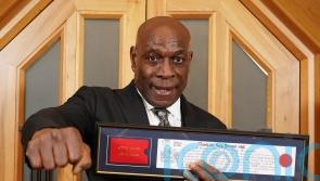 Boxer Frank Bruno says City of London award &lsquo;means more to me than my MBE&rsquo;