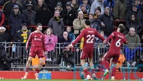 Florian Wirtz nets first goal for Liverpool in nervy win over bottom side Wolves