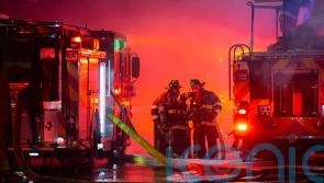 Fire tears through historic waterfront in Maine