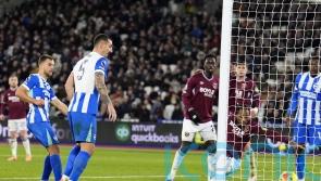 West Ham watch relegation lifeline slip away in entertaining draw with Brighton