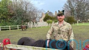 Soldier who was injured in Afghanistan tells of pride in &lsquo;pony major&rsquo; role