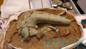 Near-complete Iron Age battle trumpet unearthed in Norfolk
