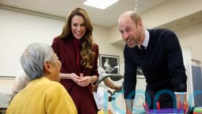 Kate praises work of NHS in surprise appearance with William