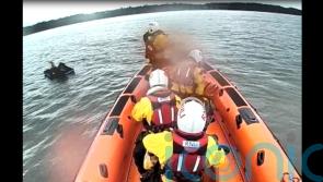 Lifeboat crews rescue man stranded on inflatable mattress