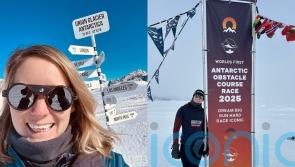 World record-holding obstacle racer completes world-first obstacle course in Antarctica in sub-zero white-out conditions
