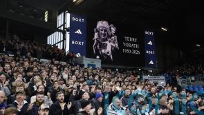 Gabby Logan at Elland Road to see Leeds pay tribute to father Terry Yorath