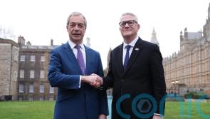 Farage says &lsquo;centre right is uniting&rsquo; as he welcomes Andrew Rosindell to Reform
