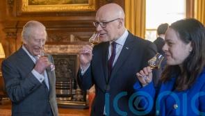 King shares dram with Swinney at reception celebrating Scottish business owners
