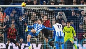 Charalampos Kostoulas bicycle kick rescues last-gasp draw for Brighton