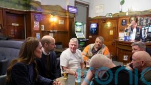 Prince and Princess of Wales meet locals at community-run Stirling pub