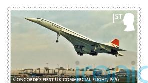 New stamps mark 50th anniversary of first commercial Concorde flights