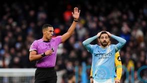 Pep Guardiola unhappy with refereeing decision despite win over Wolves