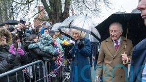 Heckler shouts out about Epstein and Andrew during King and Queen walkabout