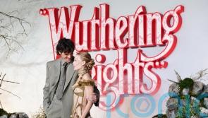 Margot Robbie goes sheer at Wuthering Heights premiere in London