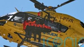 Lindsey Vonn airlifted off mountain after crashing in Olympic women&rsquo;s downhill