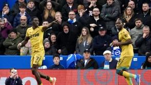 Ismaila Sarr on target as Crystal Palace end 12-match winless run at Brighton