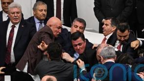 Brawl erupts in Turkey&rsquo;s parliament over justice minister appointment