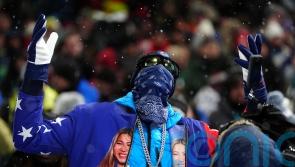 Snoop Dogg watches as Chloe Kim misses out on snowboard history