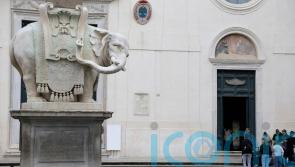 Rome&rsquo;s Bernini elephant sculpture loses tip of its tusk &ndash; again