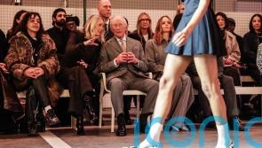 King Charles III sits front row at Tolu Coker show at London Fashion Week