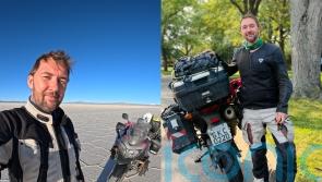 Teacher travelling solo by motorbike from Brazil to Oxford has faced jaguars, sharks while snorkelling and dog bites