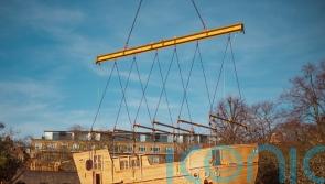 New galleon arrives ready for revamp of Diana memorial playground