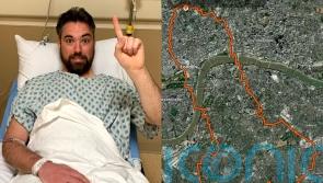 Dad who lost testicle to cancer throws it farewell Zoom party, does penis-shaped run and urges men to check themselves