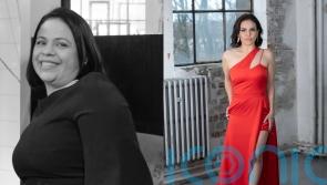 Mum who reached 95kg after comfort eating for &lsquo;almost 24 hours&rsquo; a day loses half her bodyweight and becomes model in 40s