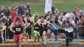 Will you carry me? Couples dash to be crowned winners of UK Wife Carrying Race
