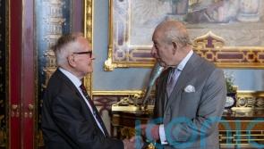 King welcomes 105-year-old last surviving Mosquito bomber pilot to Palace