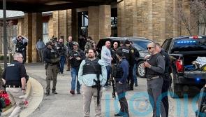 Armed man &lsquo;rammed vehicle into Michigan synagogue and was shot dead by security&rsquo;