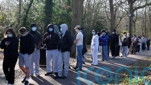 Hundreds of students queue at university after rollout of meningitis B vaccine