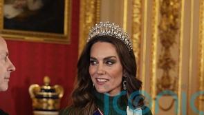 Kate matches gown to Nigerian colours at banquet in honour of country&rsquo;s ruler