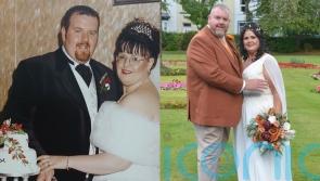 Couple who spent &pound;18k on wedding rekindle love after divorce and remarry at &pound;3k budget wedding featuring Vinted dress