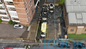 Counter-terrorism police leading investigation into ambulance arson attack