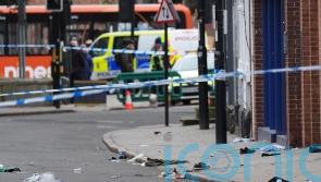 Seven people seriously injured and man arrested as pedestrians hit by car