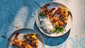 How to make Jim Moore&rsquo;s Gold Coast-style coconut and lime shrimp skewers