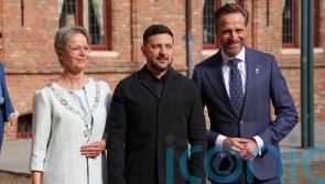 Zelensky and people of Ukraine receive International Four Freedoms Award