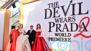 Anne Hathaway, Meryl Streep and Emily Blunt attend Devil Wears Prada 2 premiere