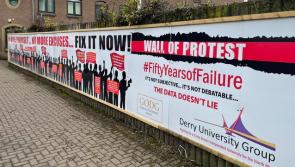 'Walls of protest' to be erected across Derry in the run up to elections