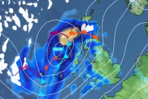 Ireland braces for torrential conditions as Storm Dave set to land over Easter weekend