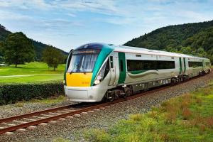 WATCH: Passengers forced to disembark Irish Rail train after fire incident