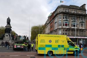 Firefighters delayed in responding to emergencies due to fuel protest in Dublin