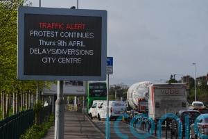 Irish army called to remove vehicles blocking depots during fuel protests