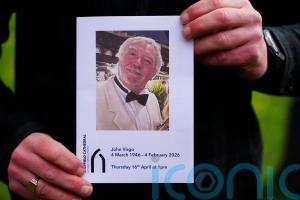 ‘We’re going to miss him dearly’ says Steve Davis at John Virgo memorial service